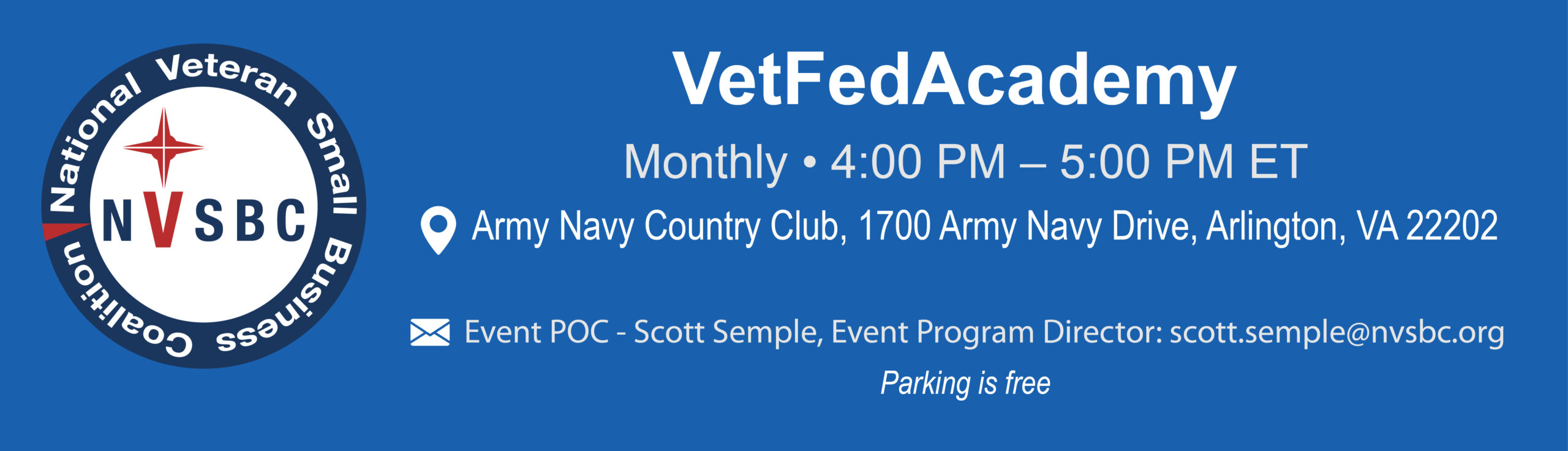 VETFedAcademy Monthly Event