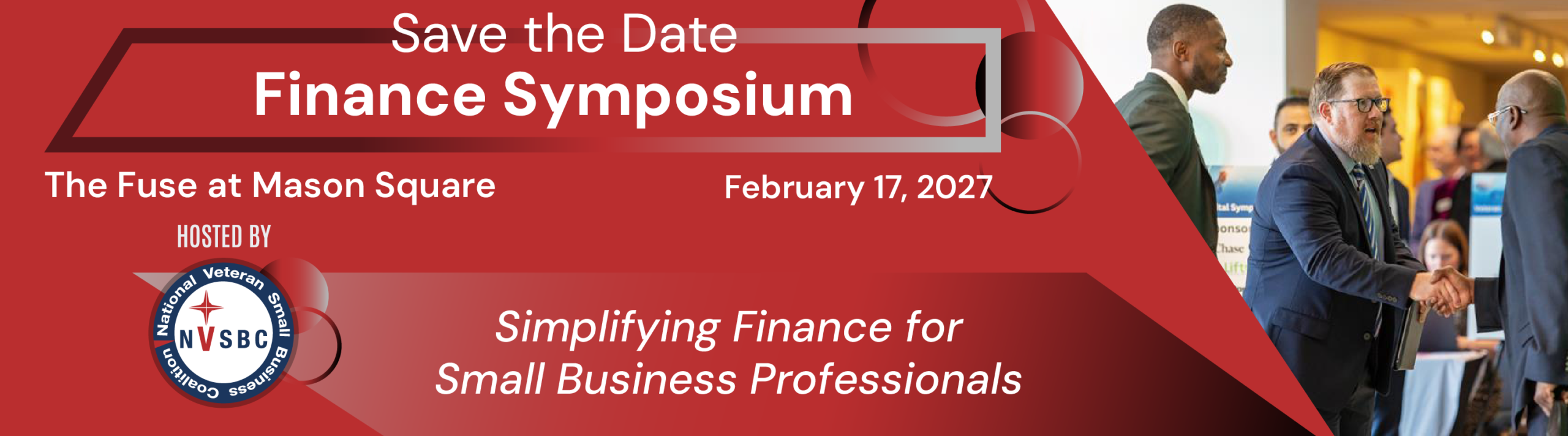 Save the date 2027 Finance Symposium
